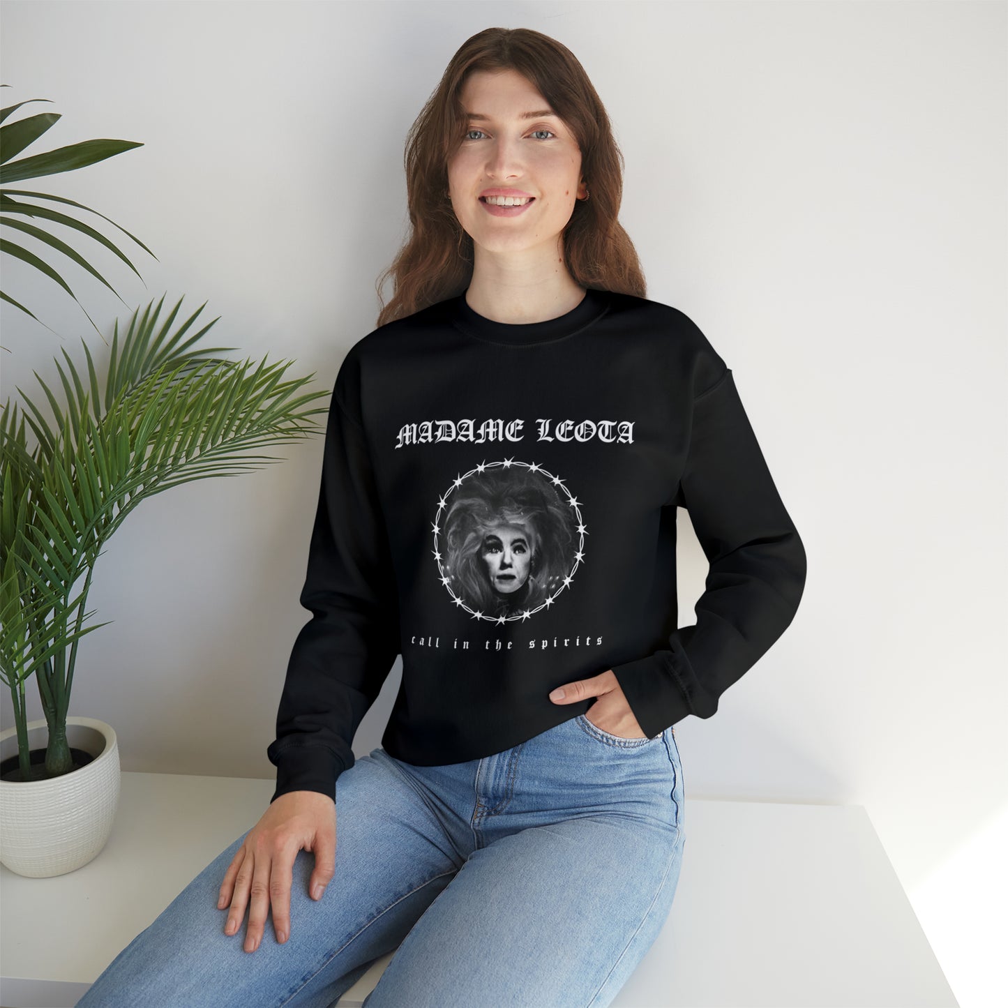 Call in the Spirits Leota Death Metal Crewneck Sweatshirt