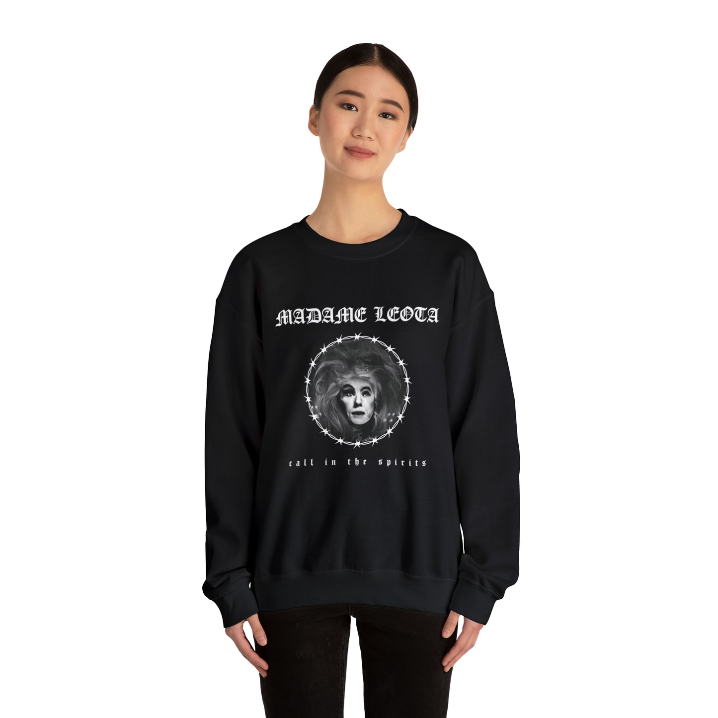 Call in the Spirits Leota Death Metal Crewneck Sweatshirt