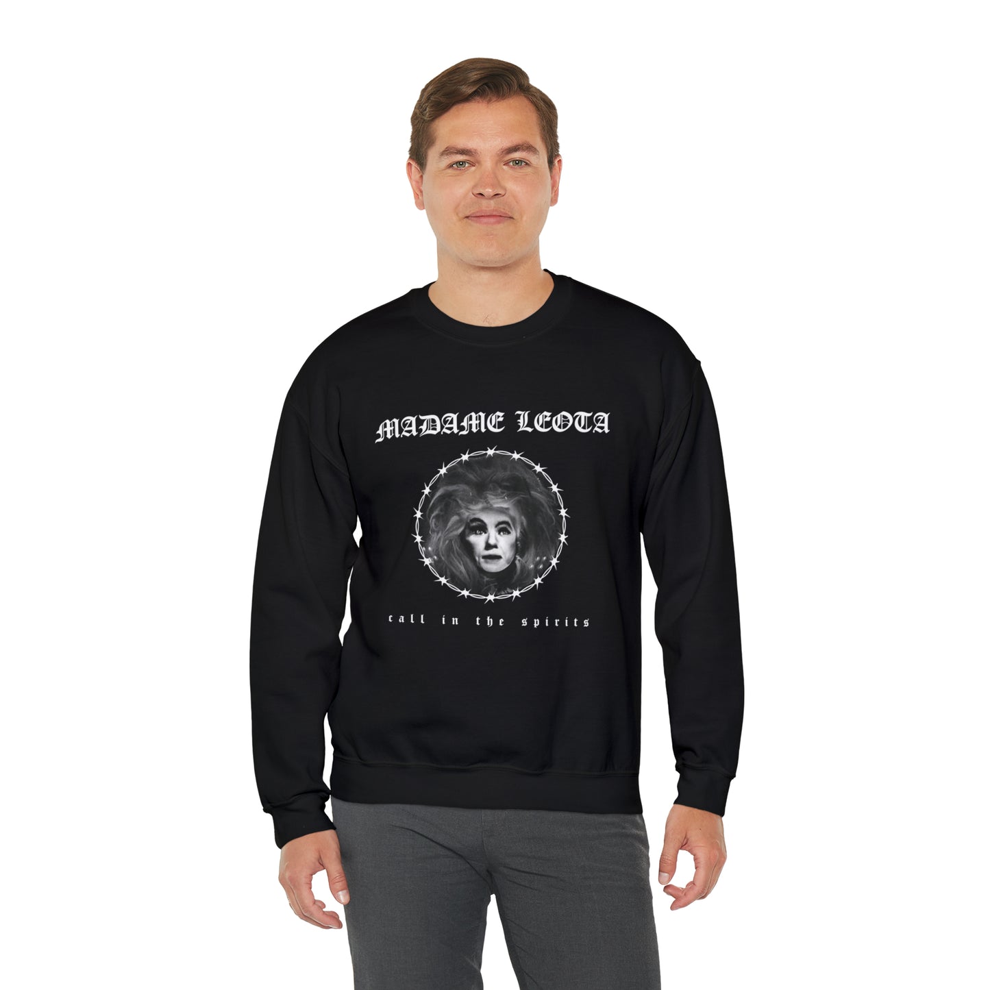 Call in the Spirits Leota Death Metal Crewneck Sweatshirt